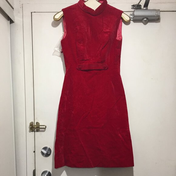 VINTAGE D'ALLAIRD'S TURTLENECK MIDI DRESSES SIZE S - Picture 2 of 8